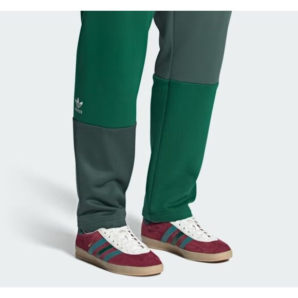 Adidas Gazelle Indoor Shoes Collegiate Burgundy Arctic Fusion Collegiate Green - Picture 3 of 10